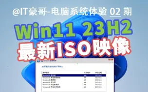 Download Video: Win11 23H2最新官方ISO映像发布！下载方法与安装体验