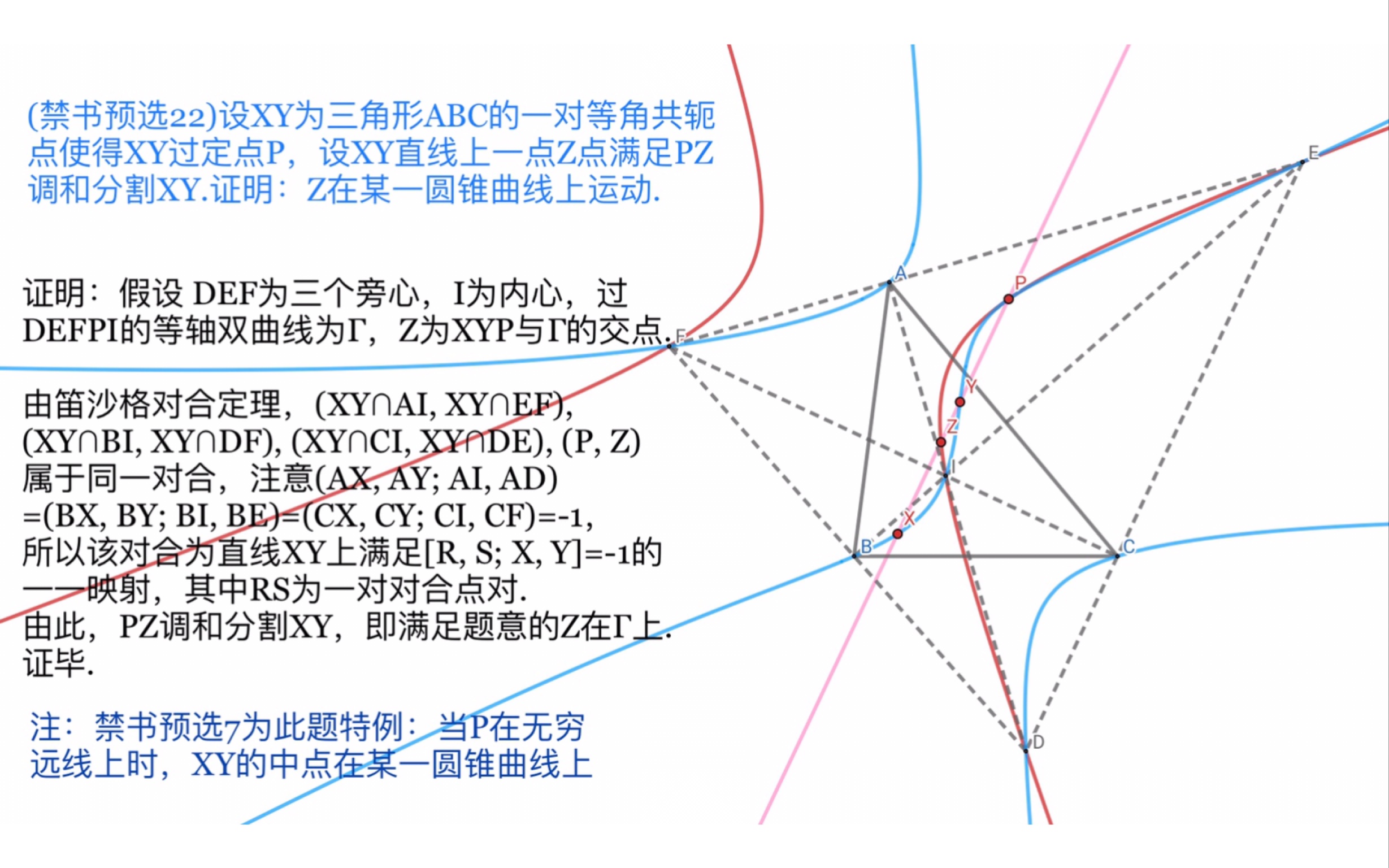 【几何】禁书预选22 & 预选7 笛沙格对合定理 等轴双曲线 主等角共轭三次曲线哔哩哔哩bilibili