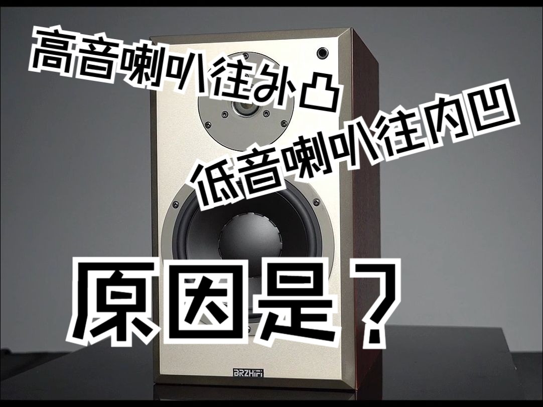 音箱设计中将高音喇叭往外凸和低音喇叭往内凹的原因哔哩哔哩bilibili