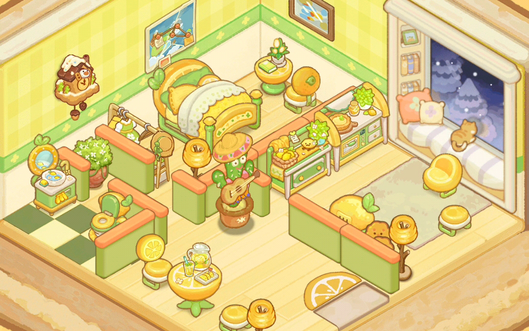 【乌冬的旅店】201号房: 酸甜柠檬-系列|装修|放置|模拟经营