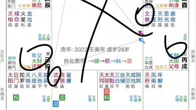 紫薇斗数飞星技巧手把手教看自己财运,学不会就多听,或者直接重开哔哩哔哩bilibili