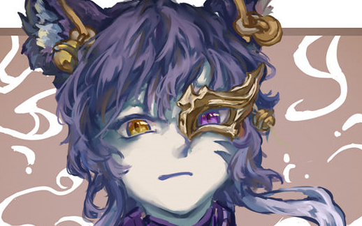 板绘白藏主妖目狐影