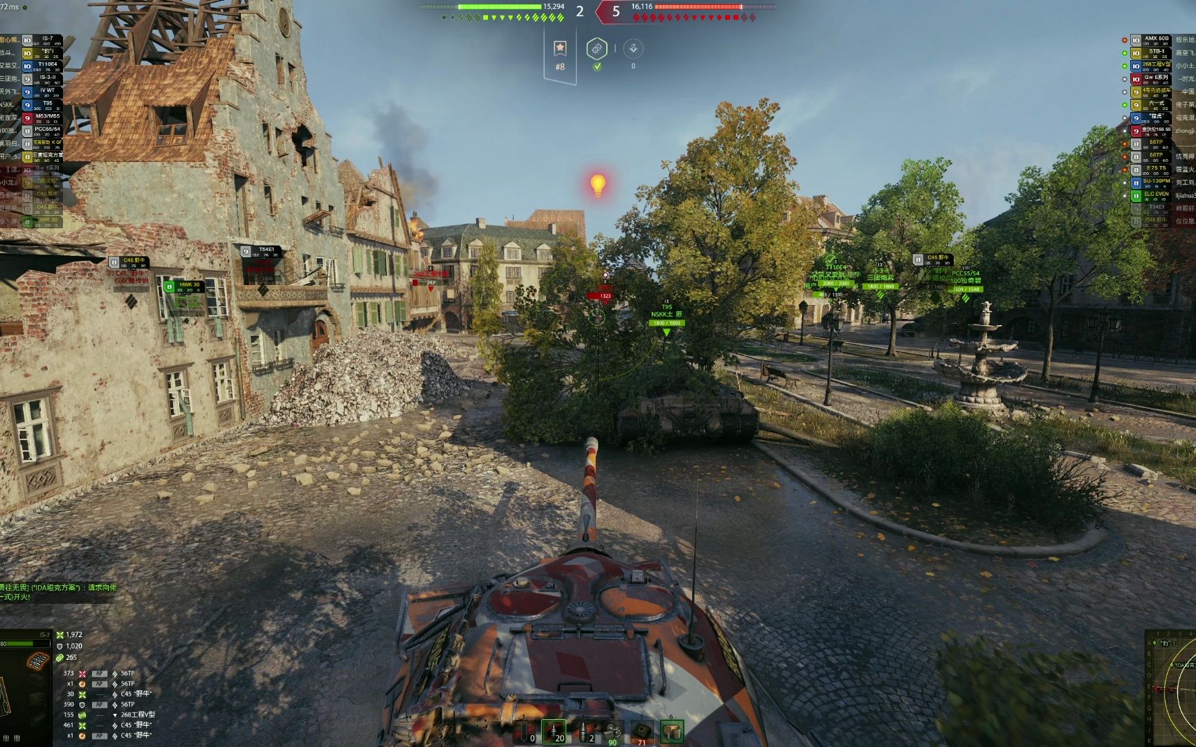 【坦克世界】齐格菲防线-7打得还可以的一局