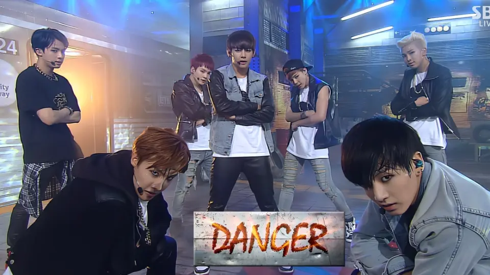 4K 舞台】BTS《 Danger 》SBS人气歌谣20140824_哔哩哔哩_bilibili