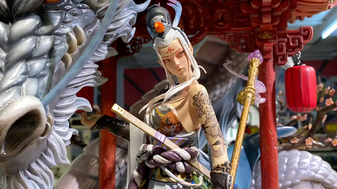 造玩工场核玩女武神青龙帝君异色版白龙帝君限定80只