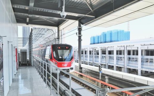 佛山地铁2号线林岳东至林岳西侧方展望原声原速