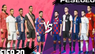 实况足球 X Fifa 已公开游戏画面直接对比 哔哩哔哩 Bilibili