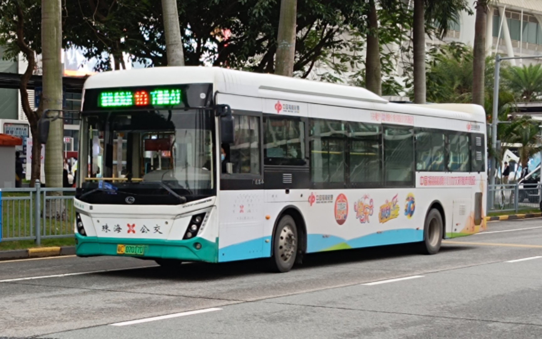 跨区老线,珠海公交10路(城轨珠海站》珠海下栅检查站),港湾大道站站乐