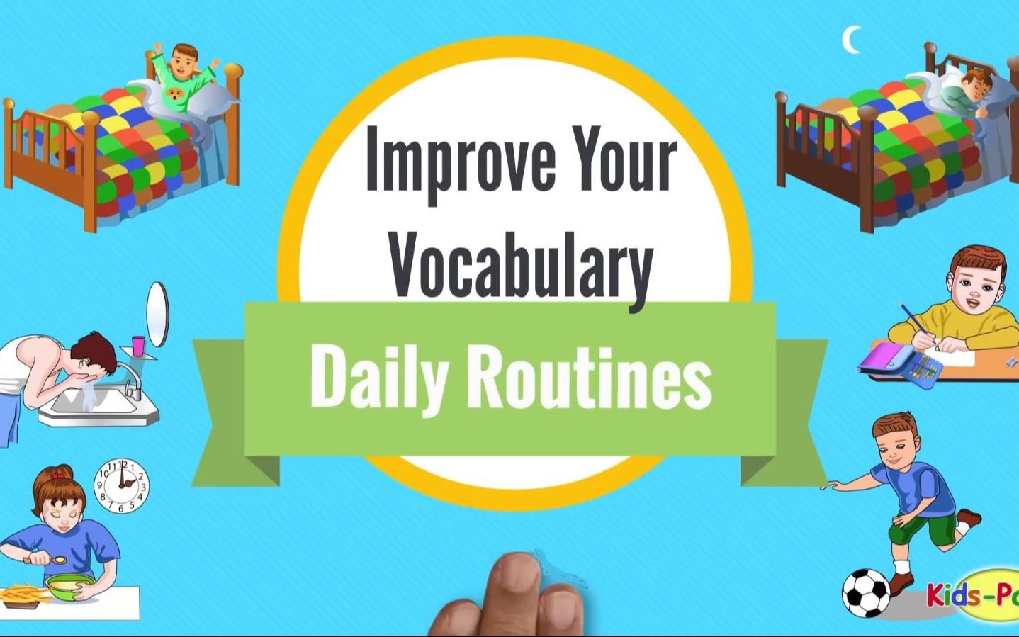 [图]【看视频学英语】日常生活词汇 （Daily Routines vocabulary）