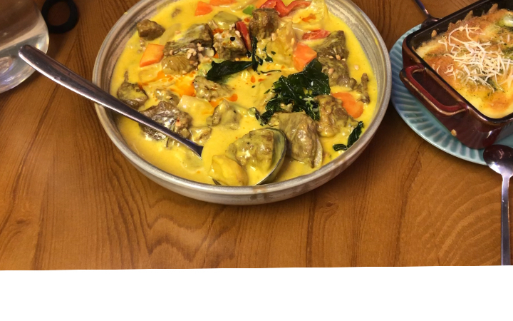 泰国菜 福清 大叔食堂 南洋料理 咖喱 榴莲酥 肉骨茶 感觉正餐一般