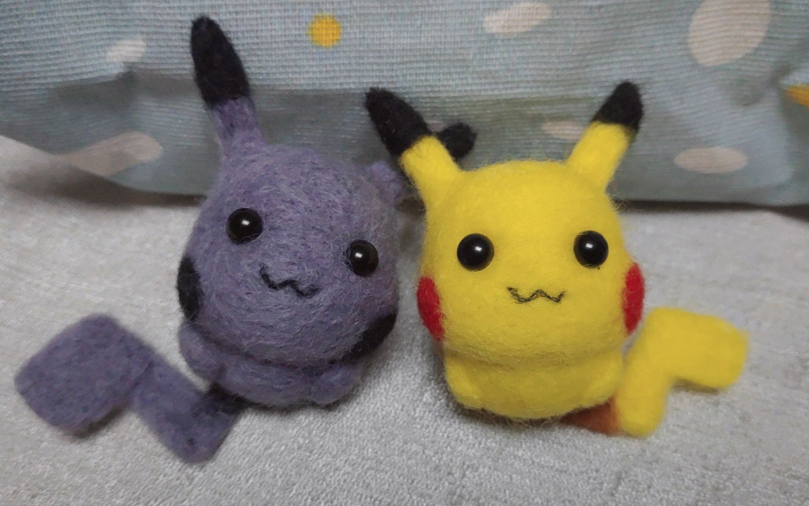 【羊毛毡】皮卡丘手工制作原创视频教程 羊毛毡戳戳乐创意diy