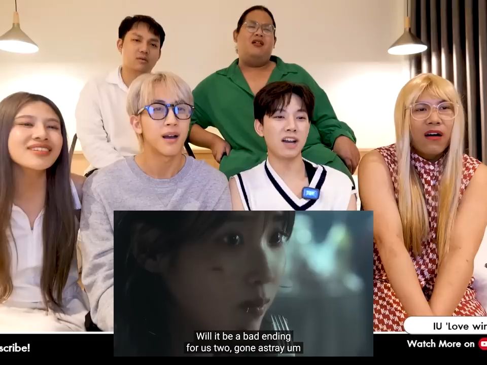 【iu】泰妃 love wins all mv reaction