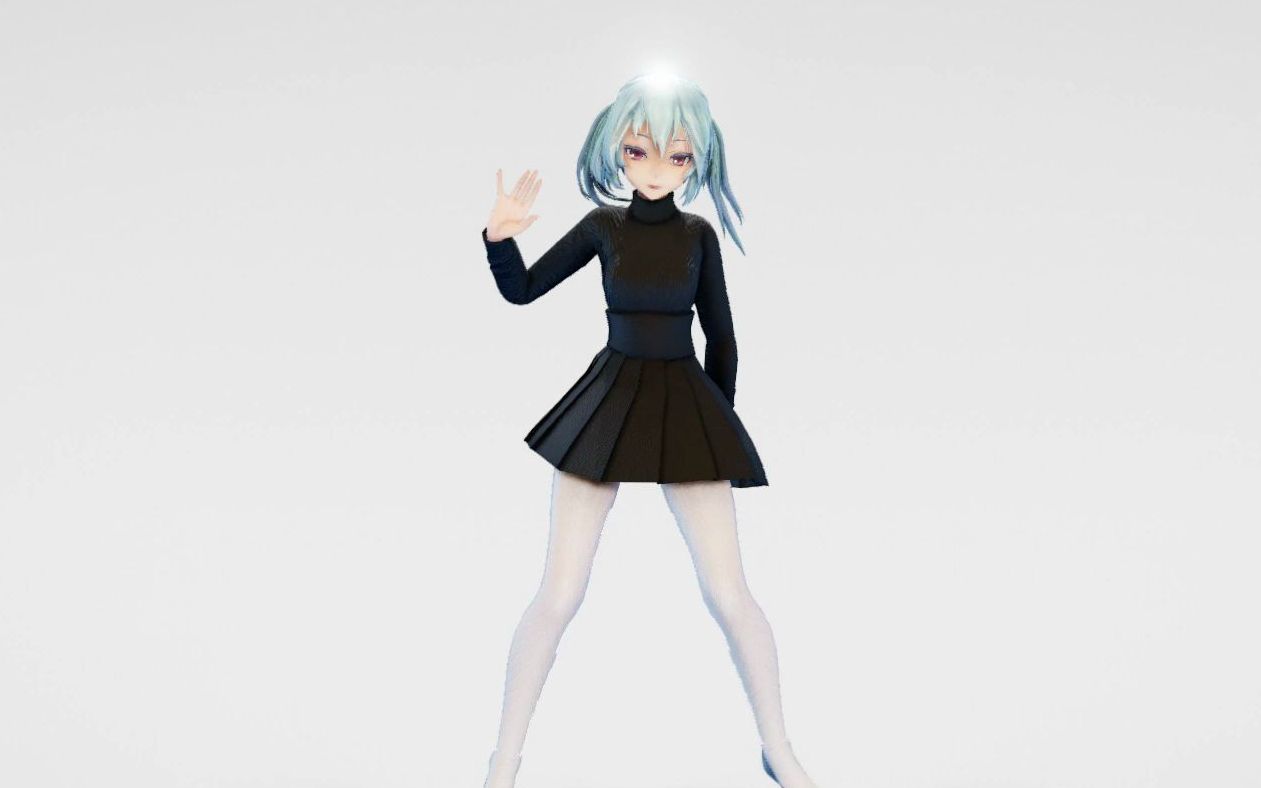 【MMD】フォニイ / phony  kafu【Tda Miku Uniform Dark】【搬运】哔哩哔哩bilibili