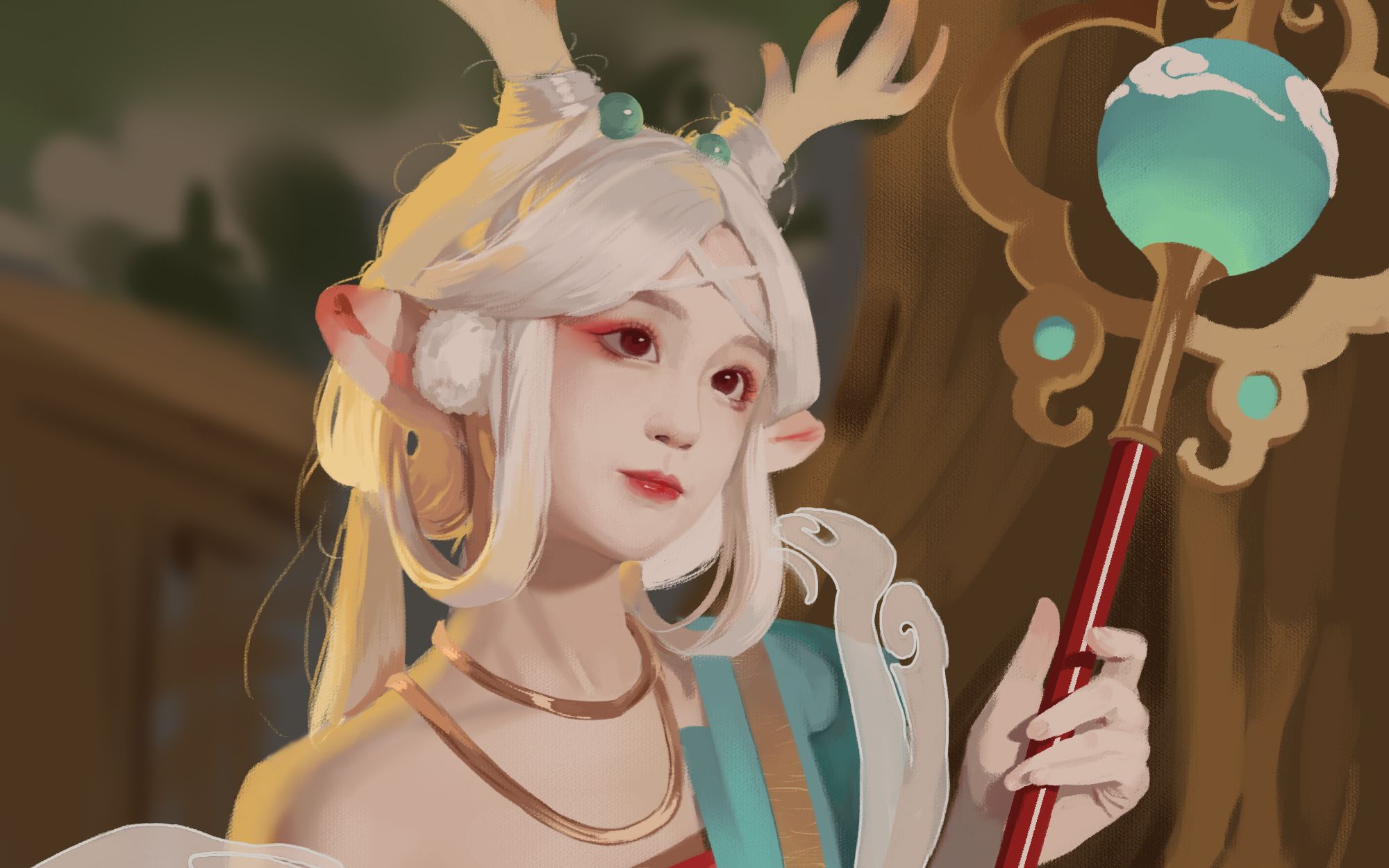 【板绘】可爱的"瑶"谁不喜欢,你愿意把她带走吗?