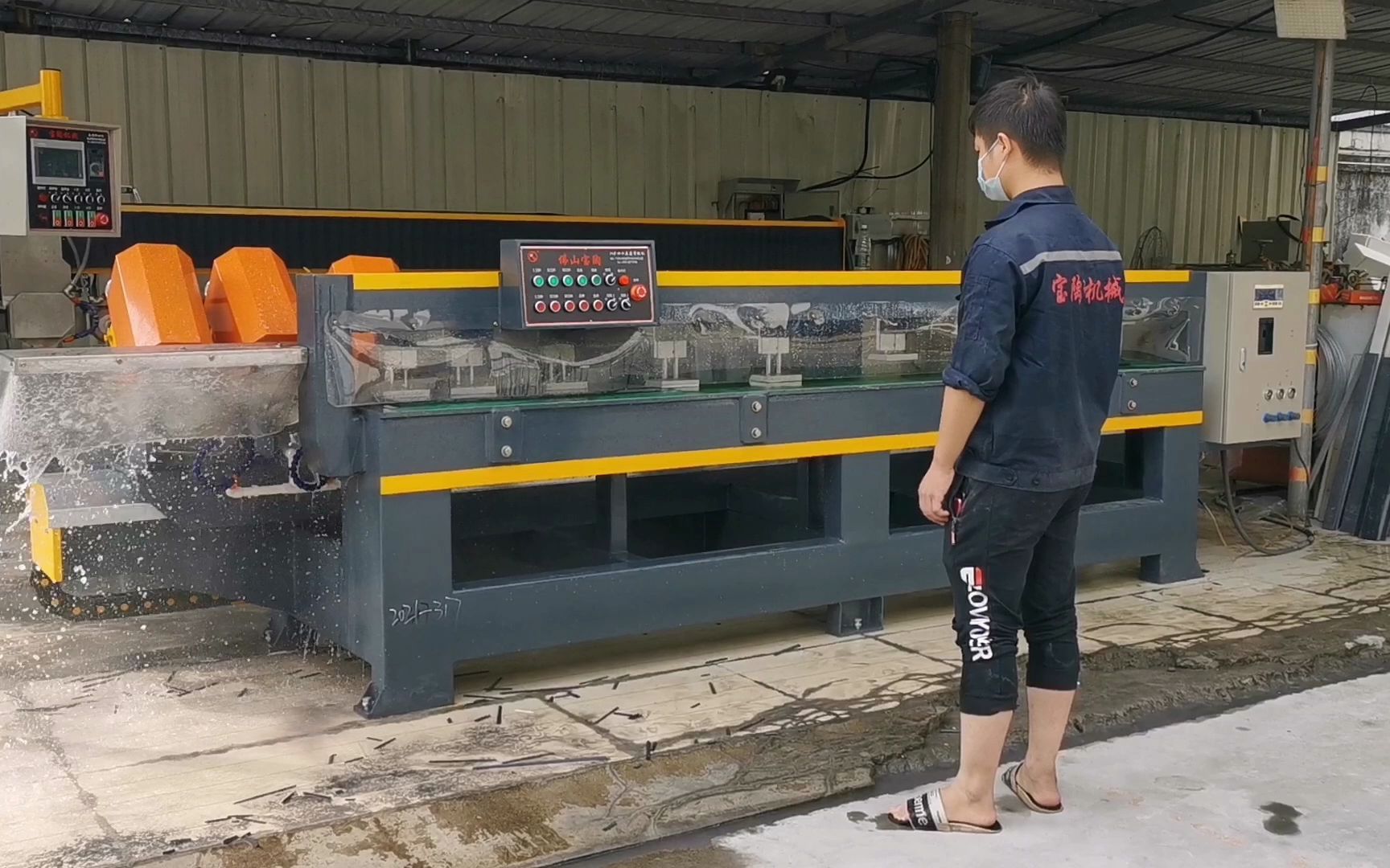 岩板45度倒角机 岩板加工设备 石英石台面加工设备 岩板切割机 陶瓷