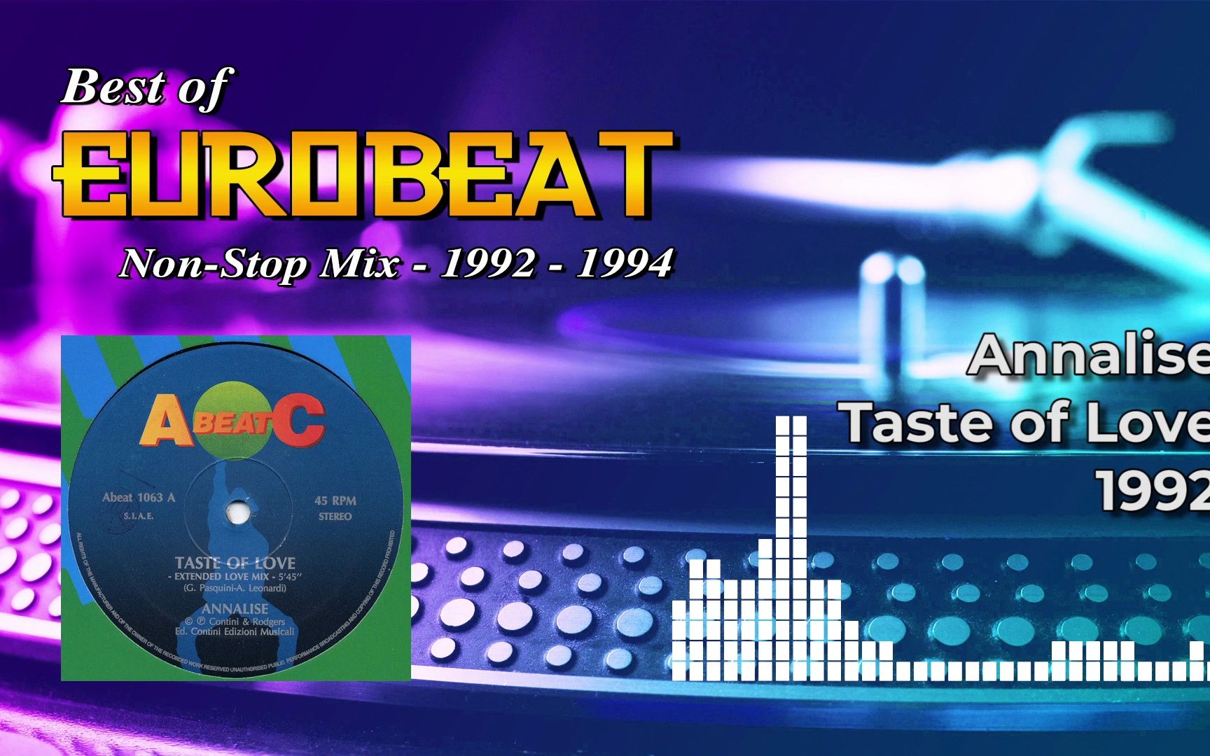 [图]早期欧陆节拍电子舞曲合集Best of EUROBEAT non-stop MIX - 1992 to 1994