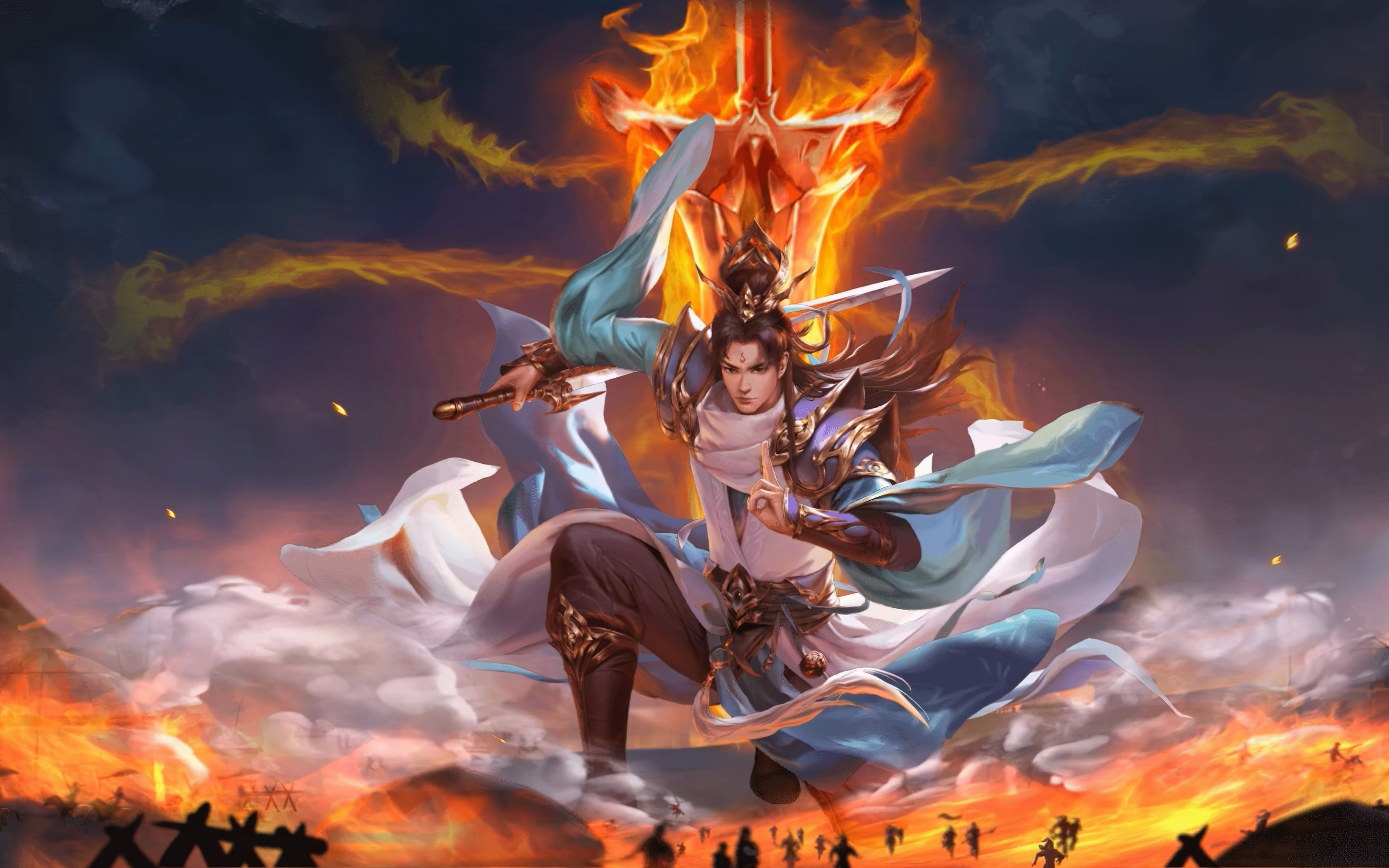 【绽焰摧枯 * 神陆逊】120帧 3840x2160动态_桌游棋牌热门视频