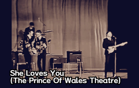 [图]The Beatles - She Loves You (The Prince Of Wales Theatre, London)