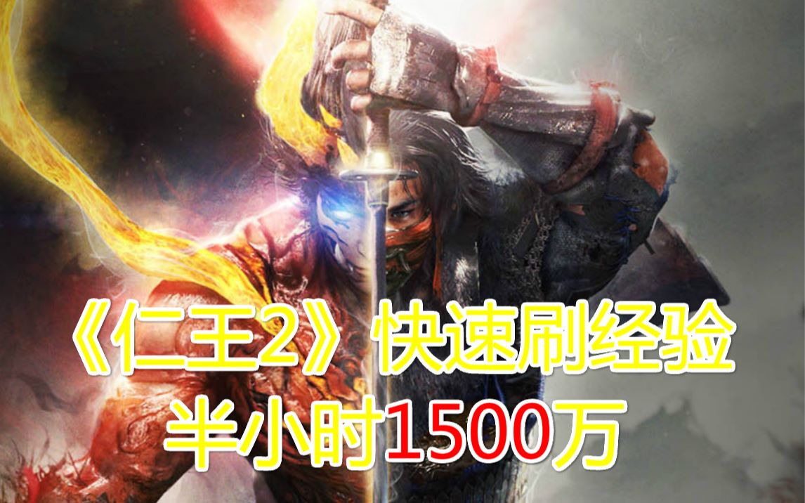 [图]【仁王2】快速升级刷经验刷精华，半小时1500万起步！！！