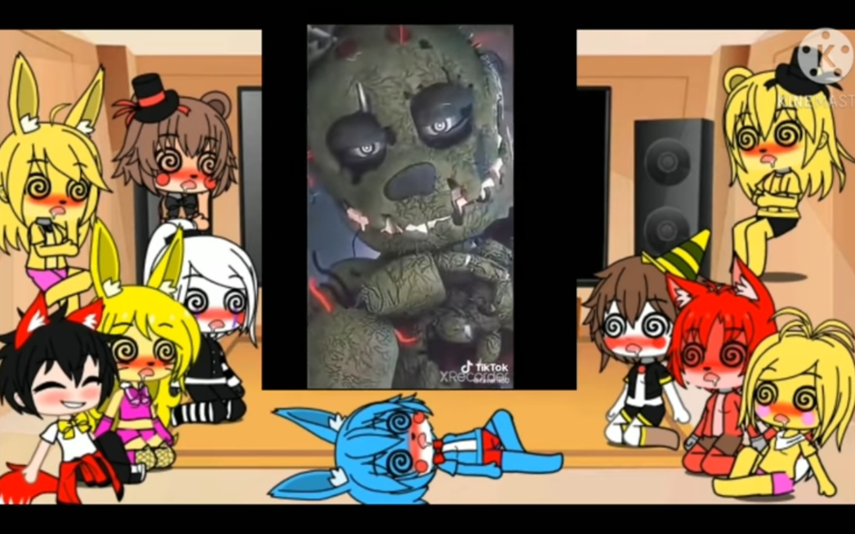 【fnaf】二代玩具加金熊加弹簧邦尼崩坏陷阱(?