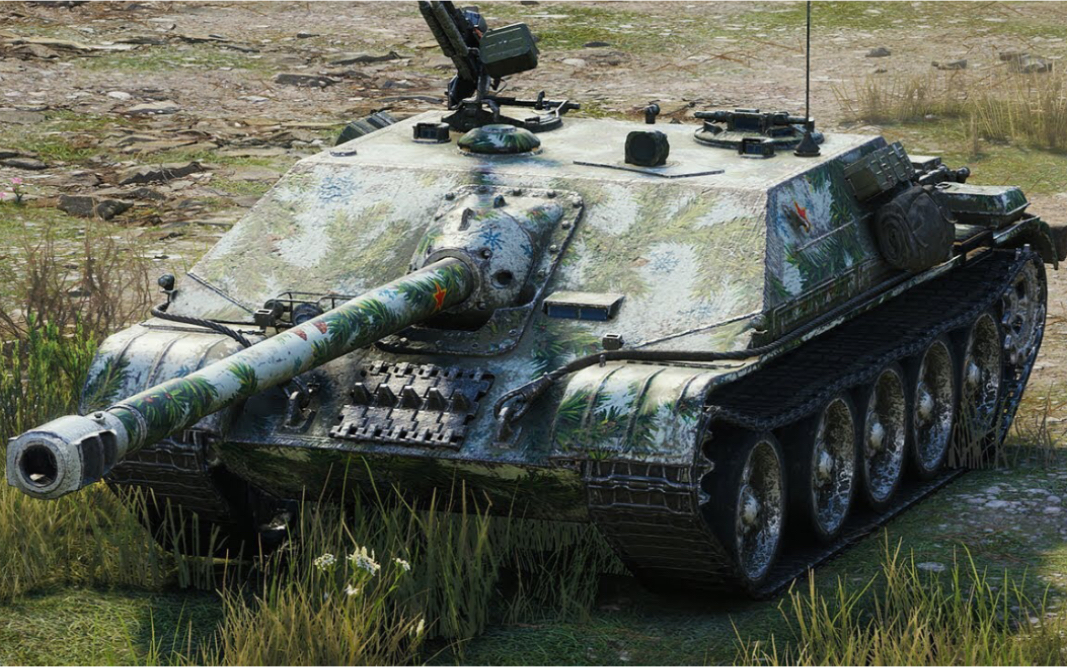 【坦克世界外服】wz-120-1g ft 9杀 7500 输出