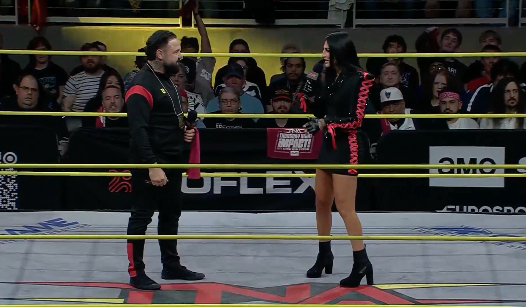 前wwe选手索尼娅重回tna.欢迎回归!