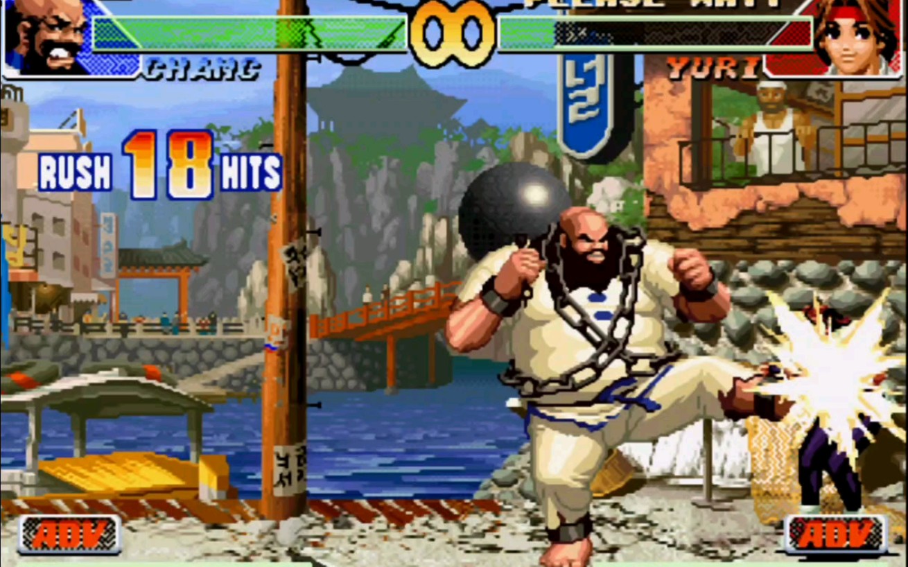 拳皇98c陈国汉最简单练习