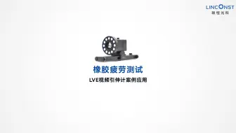 橡胶疲劳测试丨LVE视频引伸计案例应用