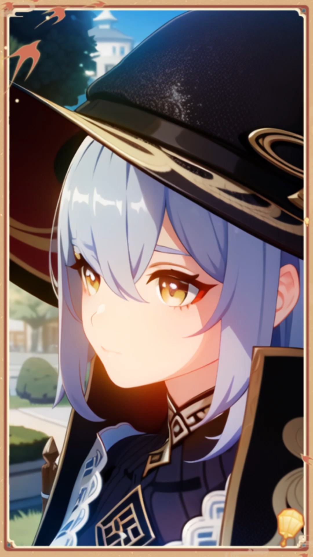 神冰珀的专属原神风格形象