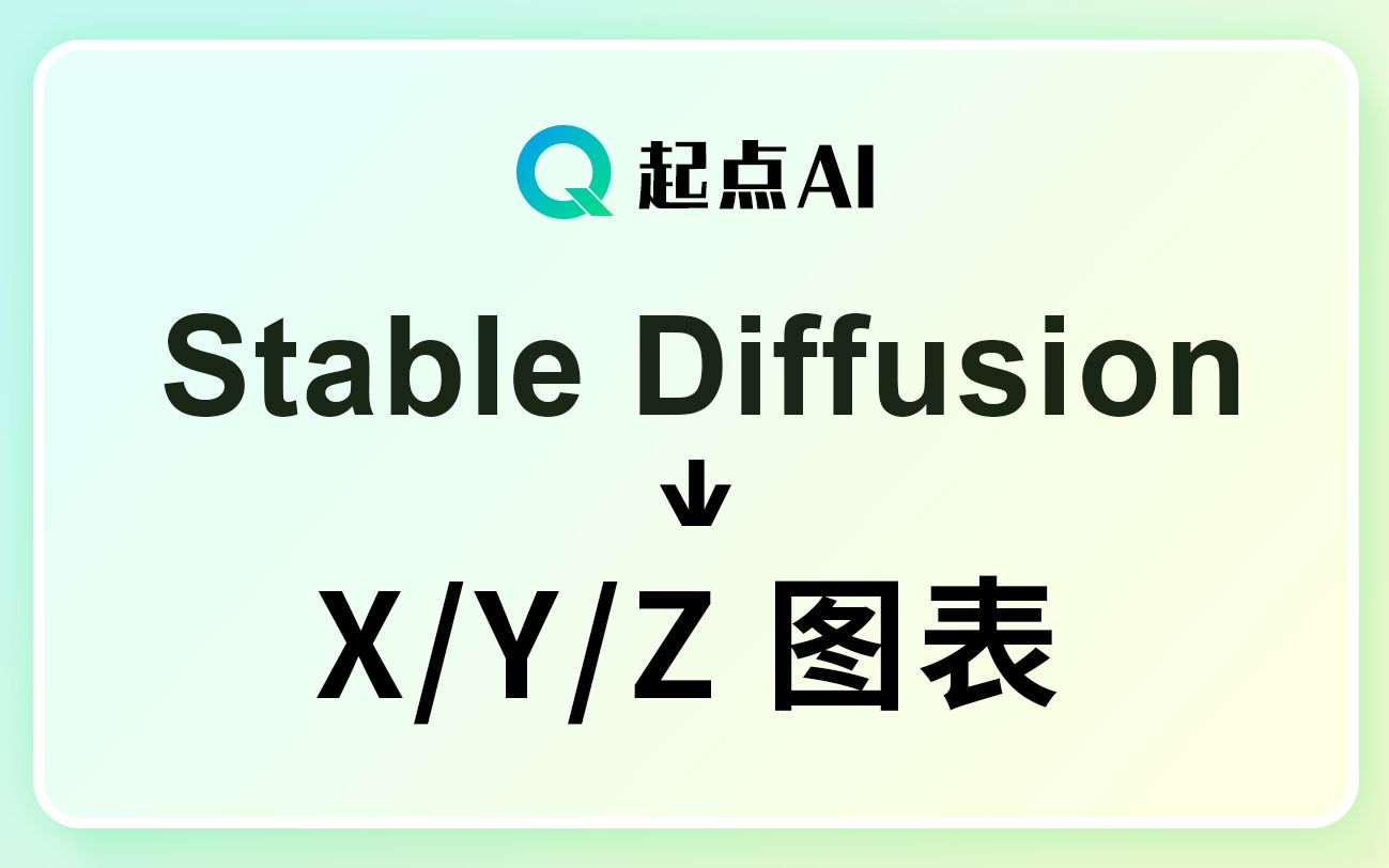 【起点AI】Stable Diffusion 快速出对比图,提示词快速出图哔哩哔哩bilibili