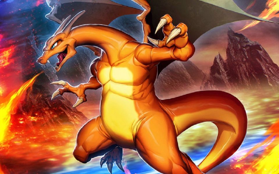 宝可梦大集结——喷火龙;全面平衡,能打能抗_手机游戏热门视频