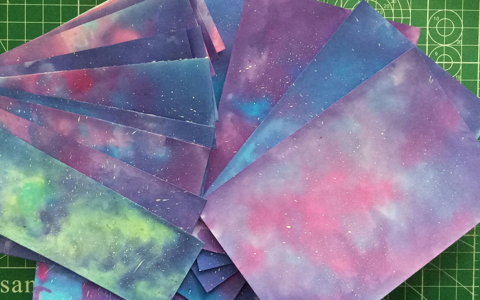 【橡皮章染卡】来一波星空染卡!