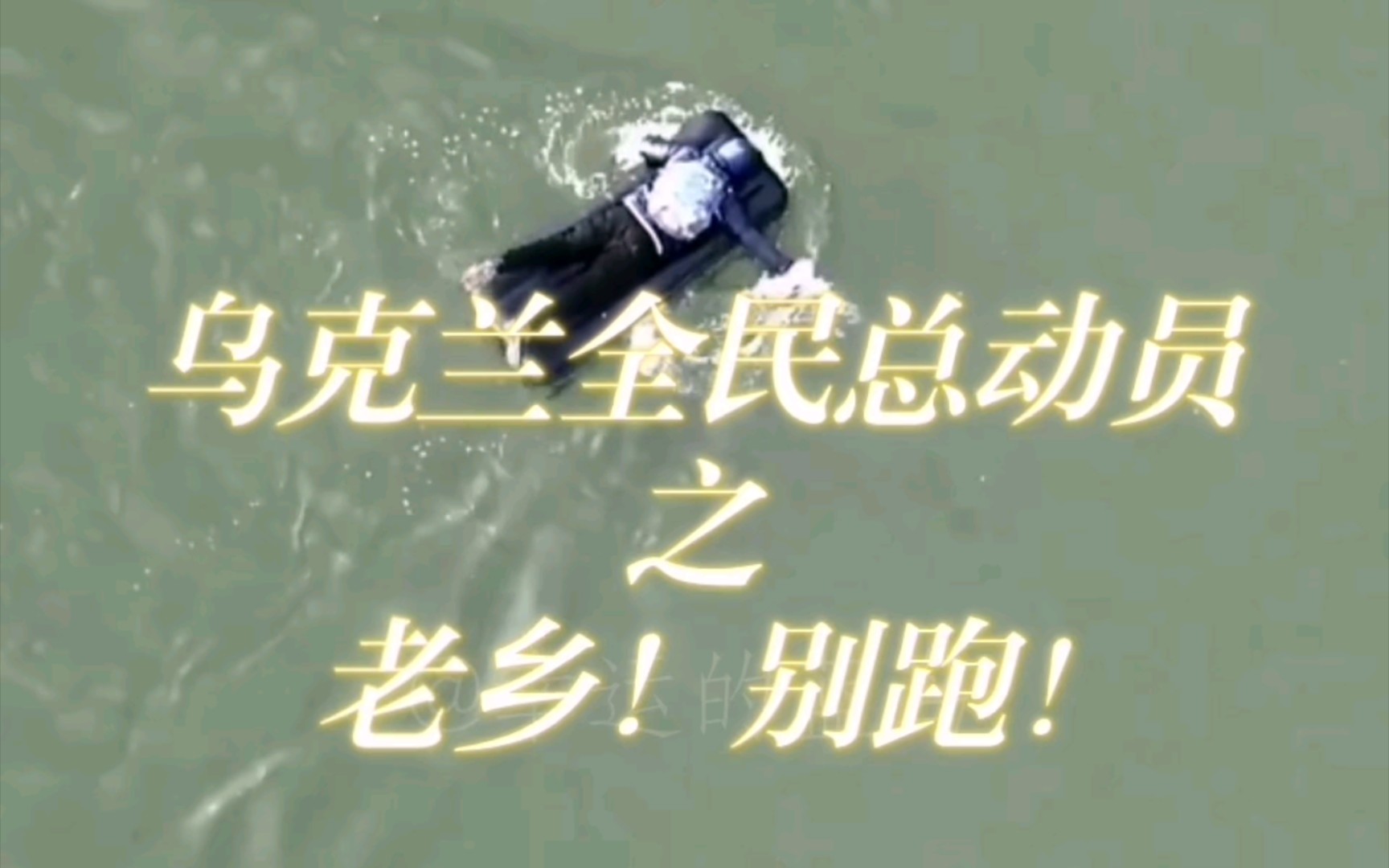 乌克兰全民总动员之老乡!别跑!