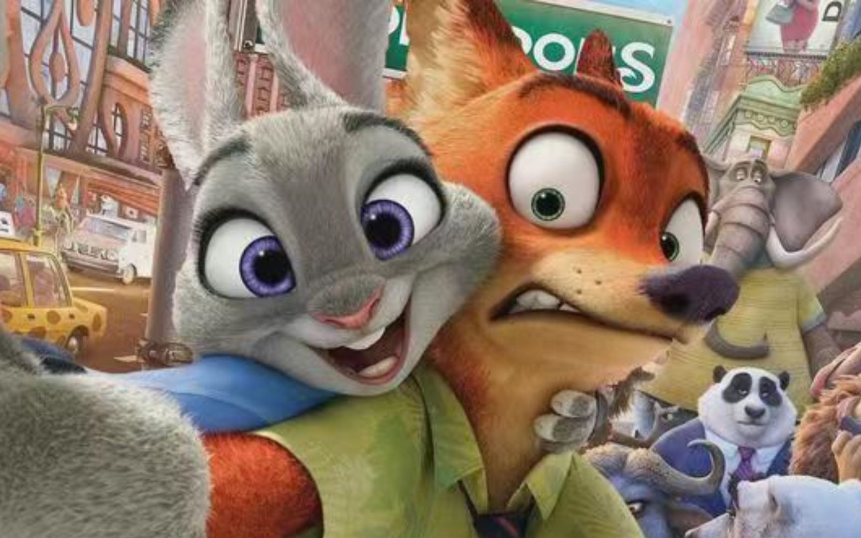 【疯狂动物城】这只帅气的狐狸和他可爱的兔子