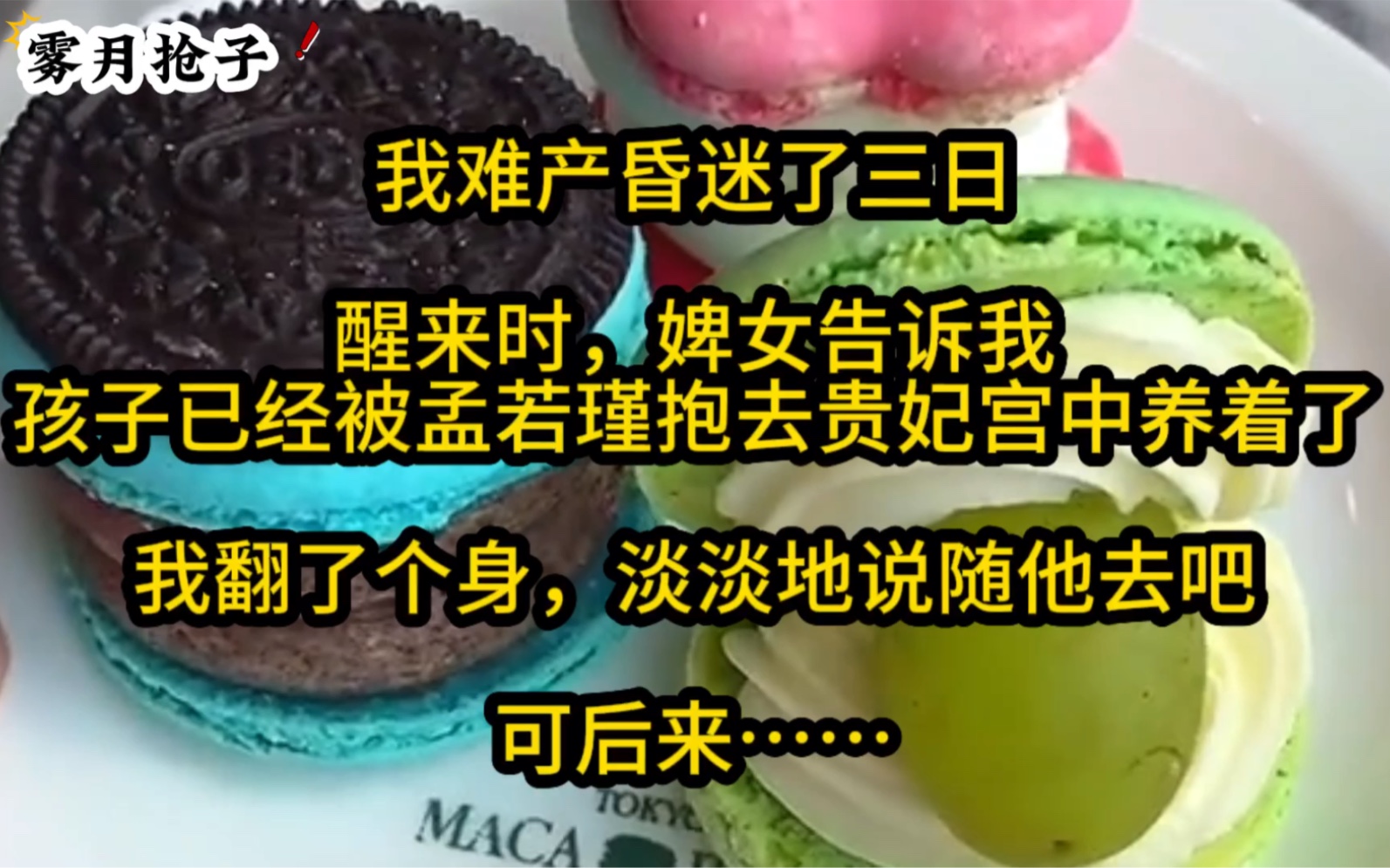 《雾月抢子》我难产昏迷了三日,醒来时,婢女告诉我孩子已经被孟若瑾抱去贵妃宫中养着了,我翻了个身,淡淡地说随他去吧,可后来……哔哩哔哩bilibili