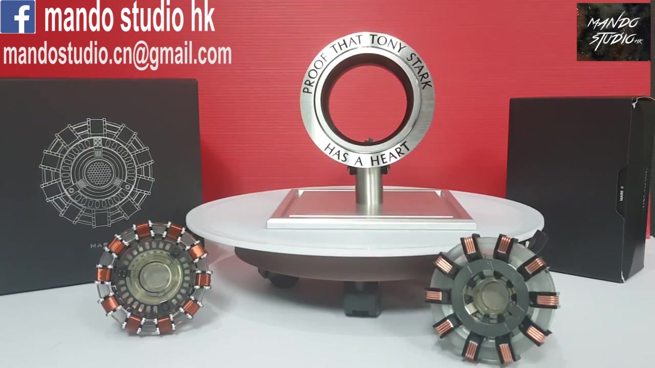 【開箱評測】mando studio 鋼鐵俠反應堆 iron man arc reactor