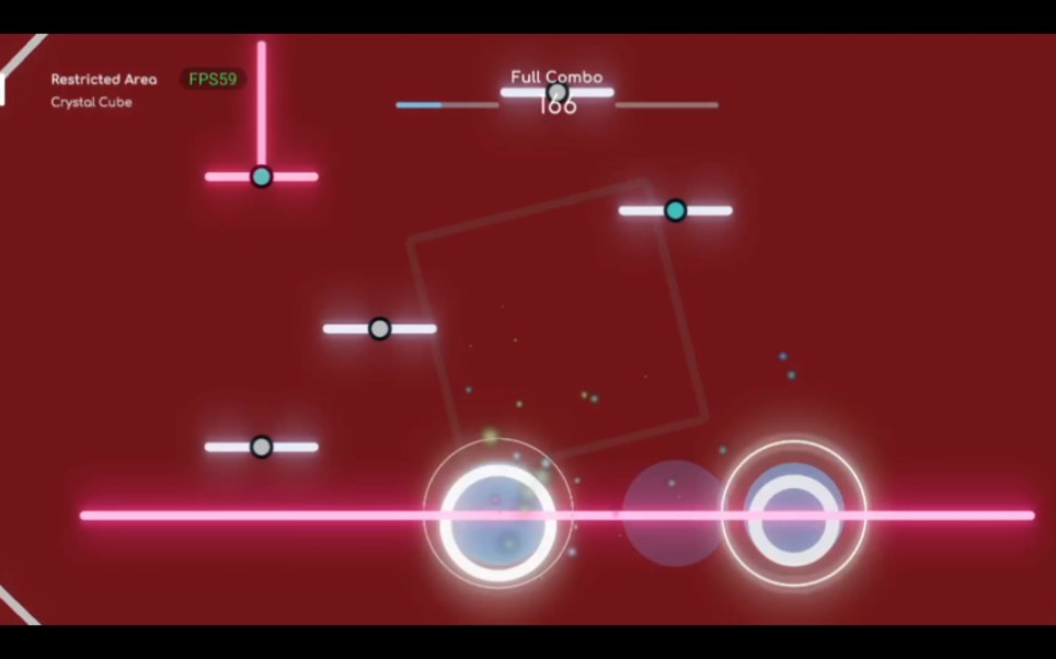 【新音游simple】restricted area cl12难度初见录屏