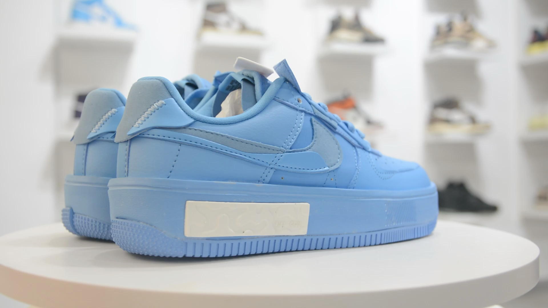 nikeairforce1马卡龙解钩蓝色