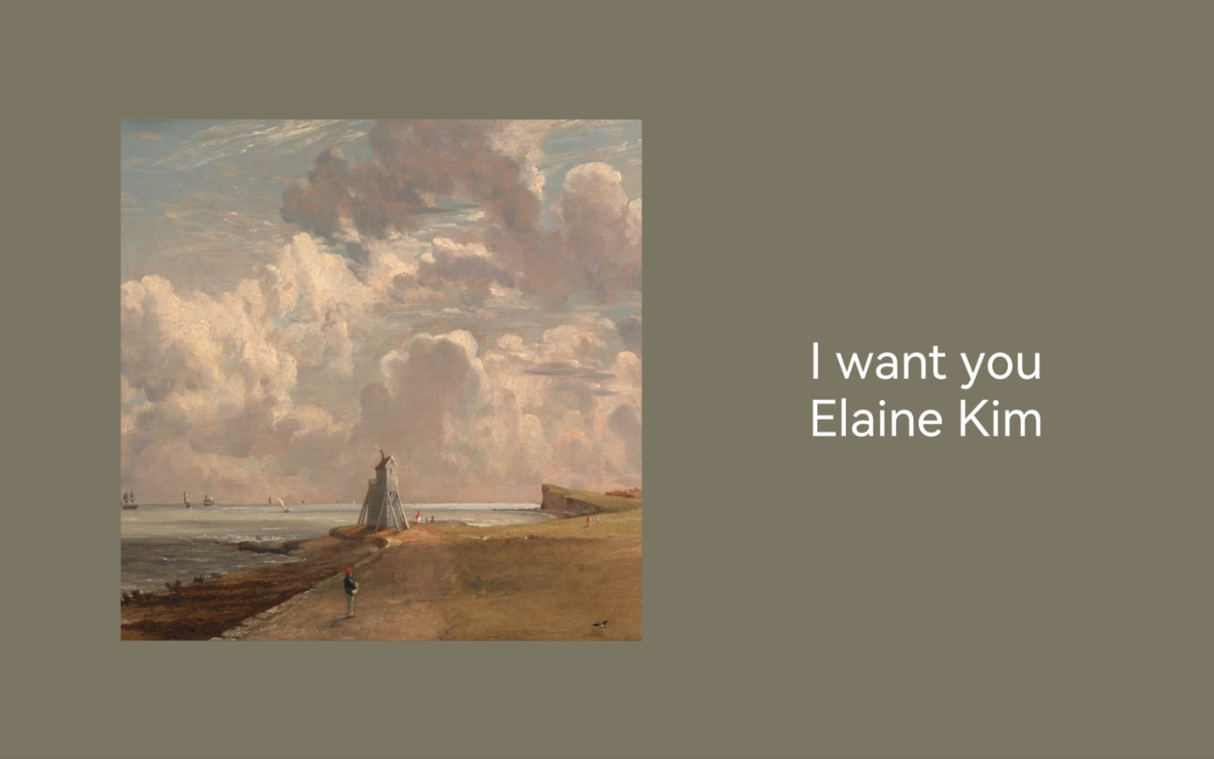 [图]今日歌单 | 【纯享版】I want you - Elaine Kim