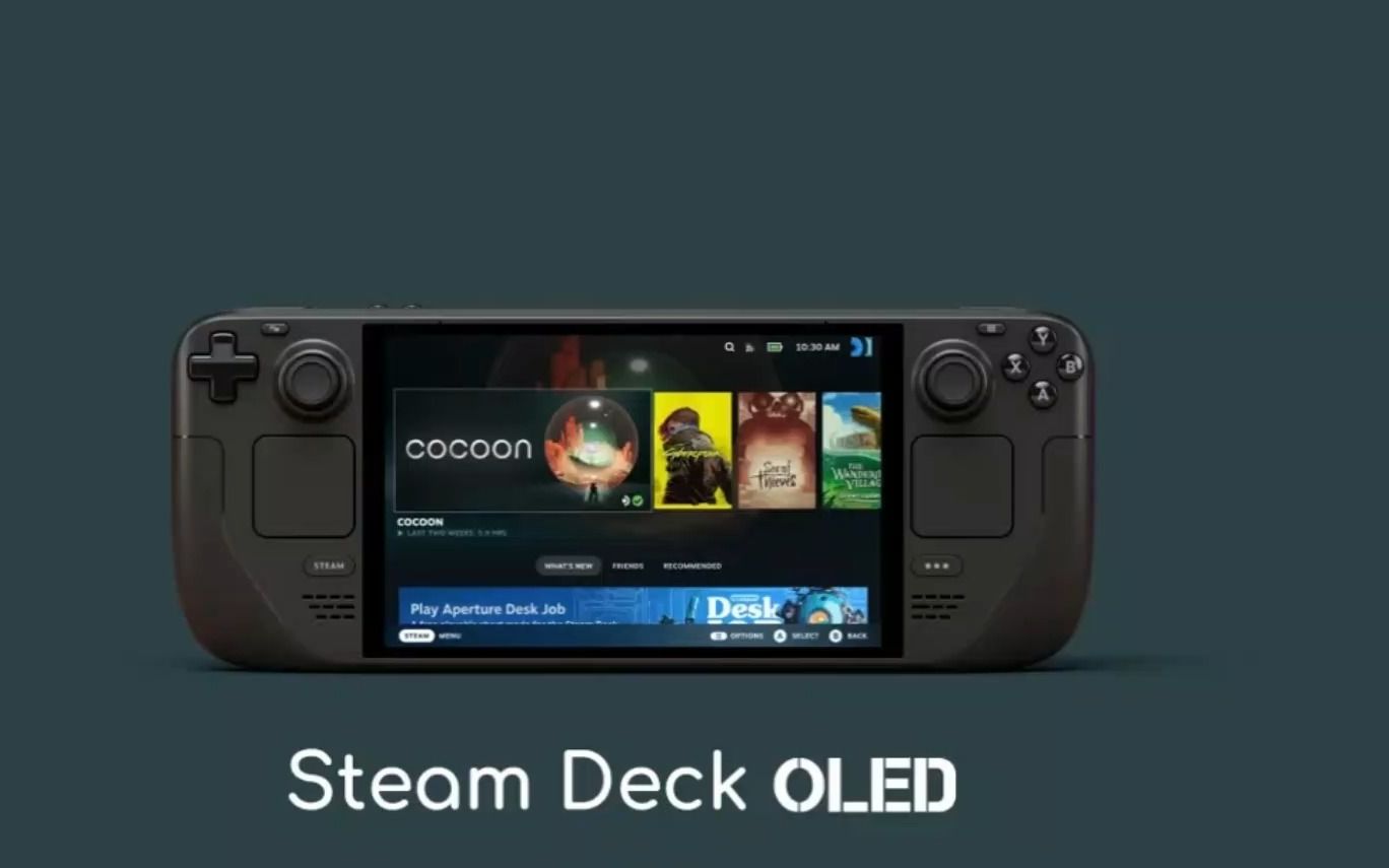 steam deck oled现已开放订购,配备hdr显示屏和更大电池