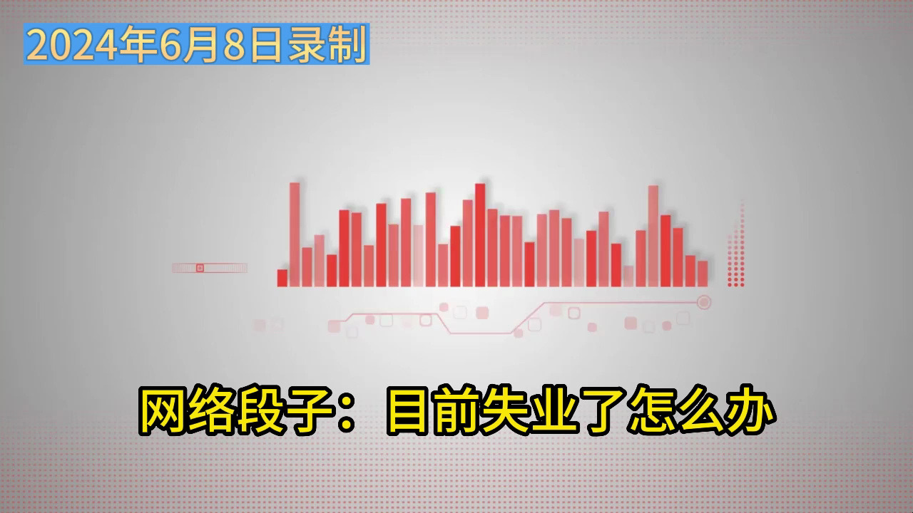 网络段子:目前失业了怎么办哔哩哔哩bilibili