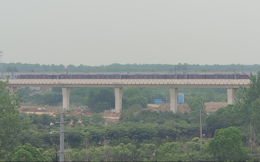 【南京地铁】宁和线s3—林山进站