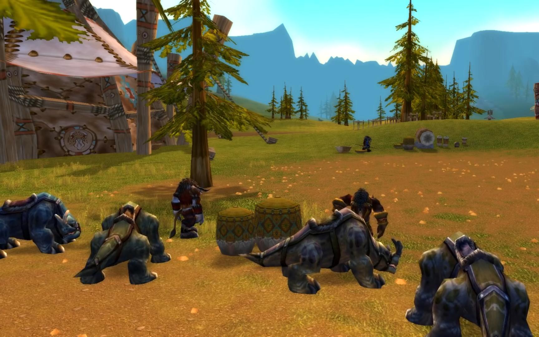 卡利姆多 - 莫高雷(mulgore)【艾泽拉斯旅行记忆 @ 怀旧】