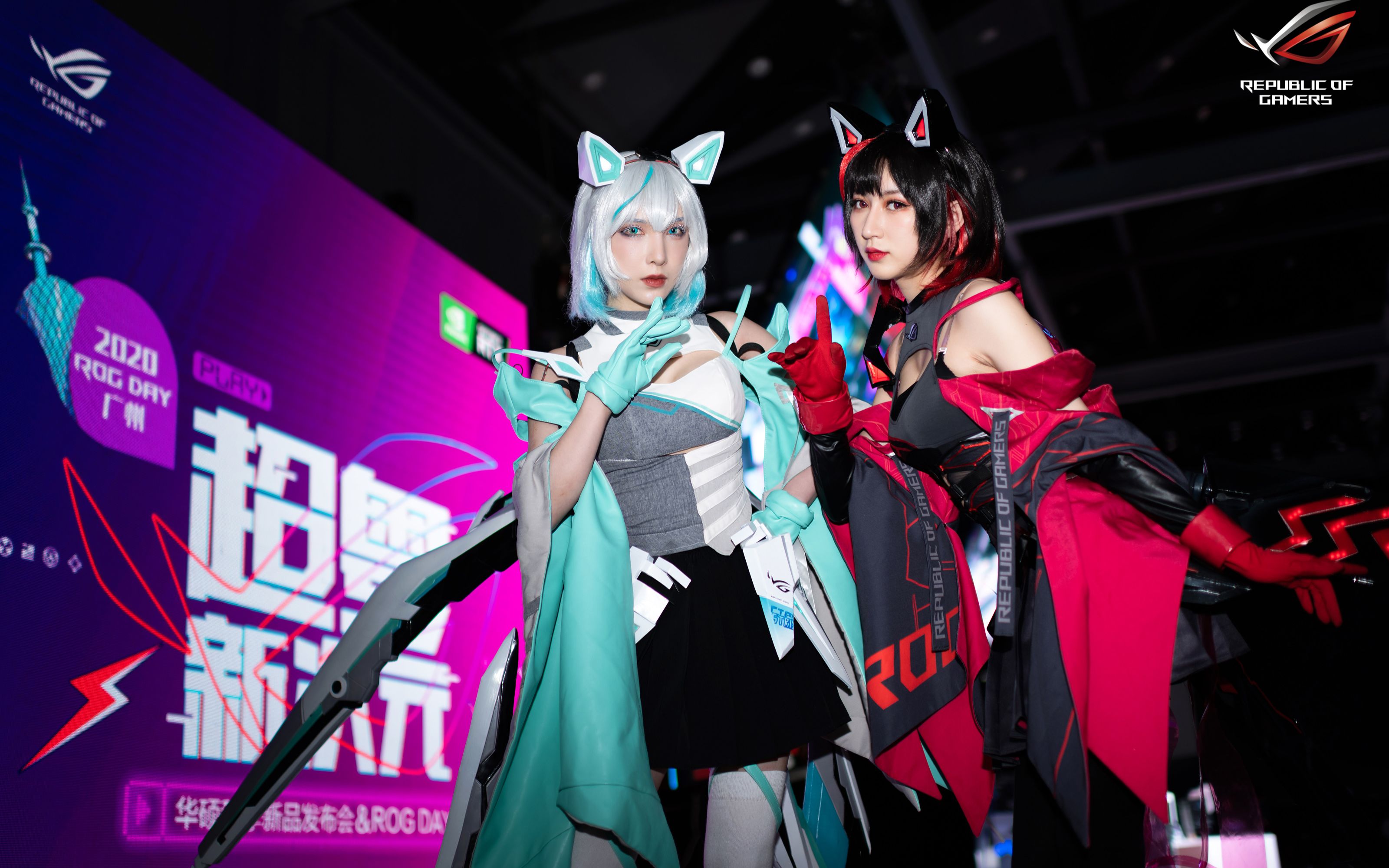 第一视角-华硕ro姬亮相华硕2020秋季新品发布-首款360hz电竞显示器-4k