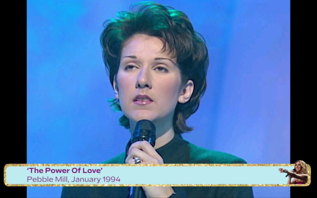 [图]席琳迪翁 Celine Dion -  The Power Of Love  (Pebble Mill,   January 1994)