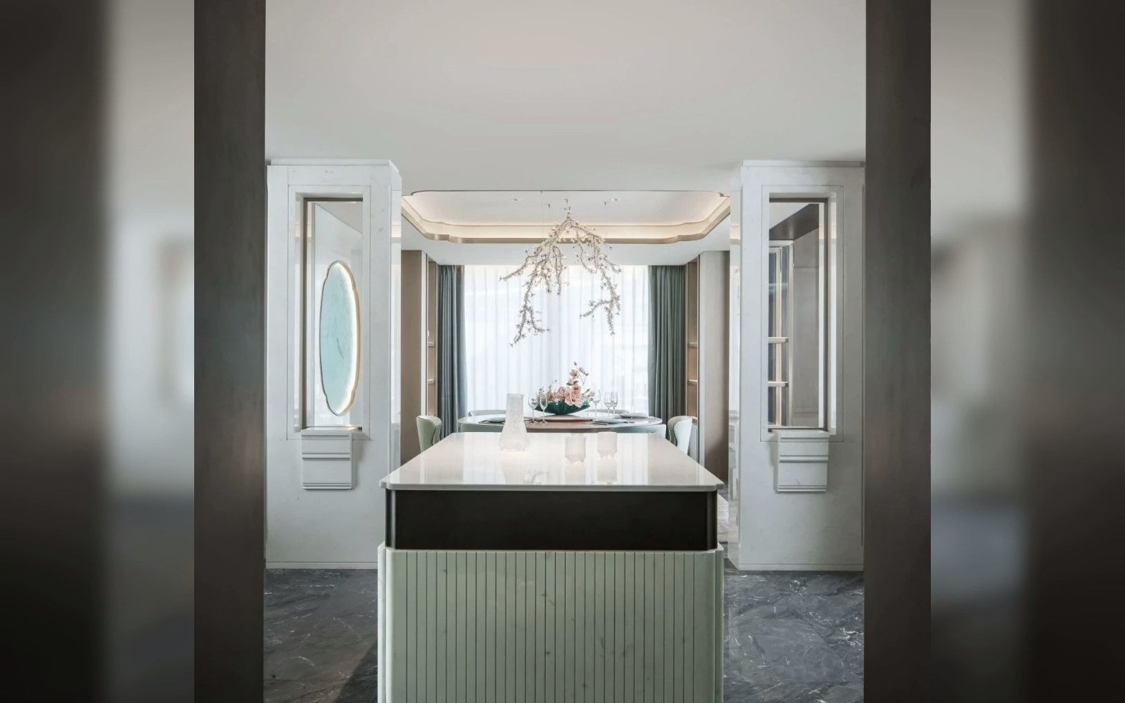 戴昆设计作品美式卫生间 #别墅案例 戴昆新作丨 两个独墅豪宅!