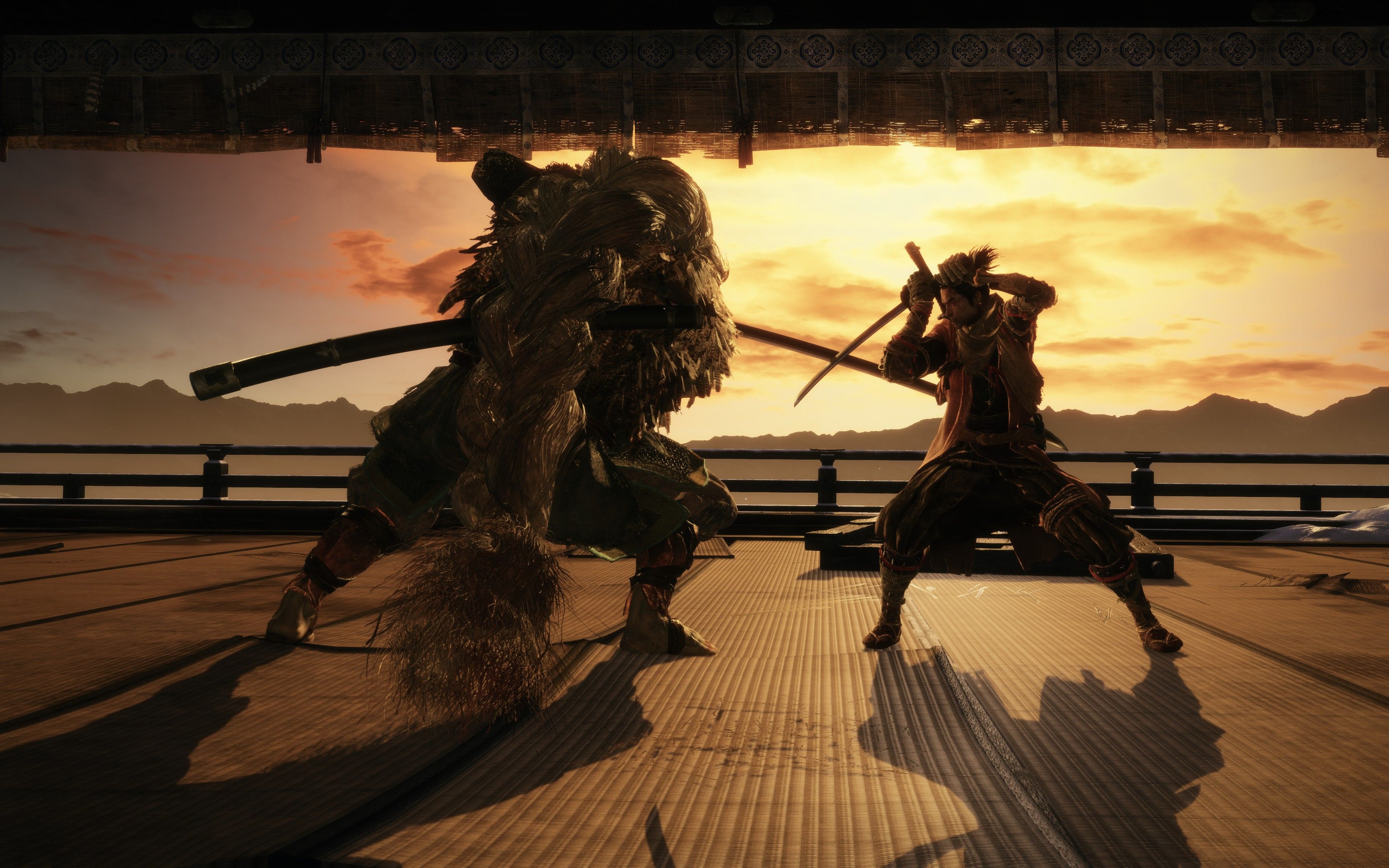 4k只狼,义父弱突刺,莽他