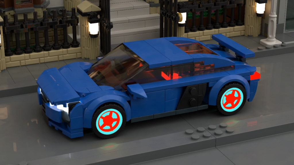 乐高legomoc作品分享speedchampions系列奥迪audir8