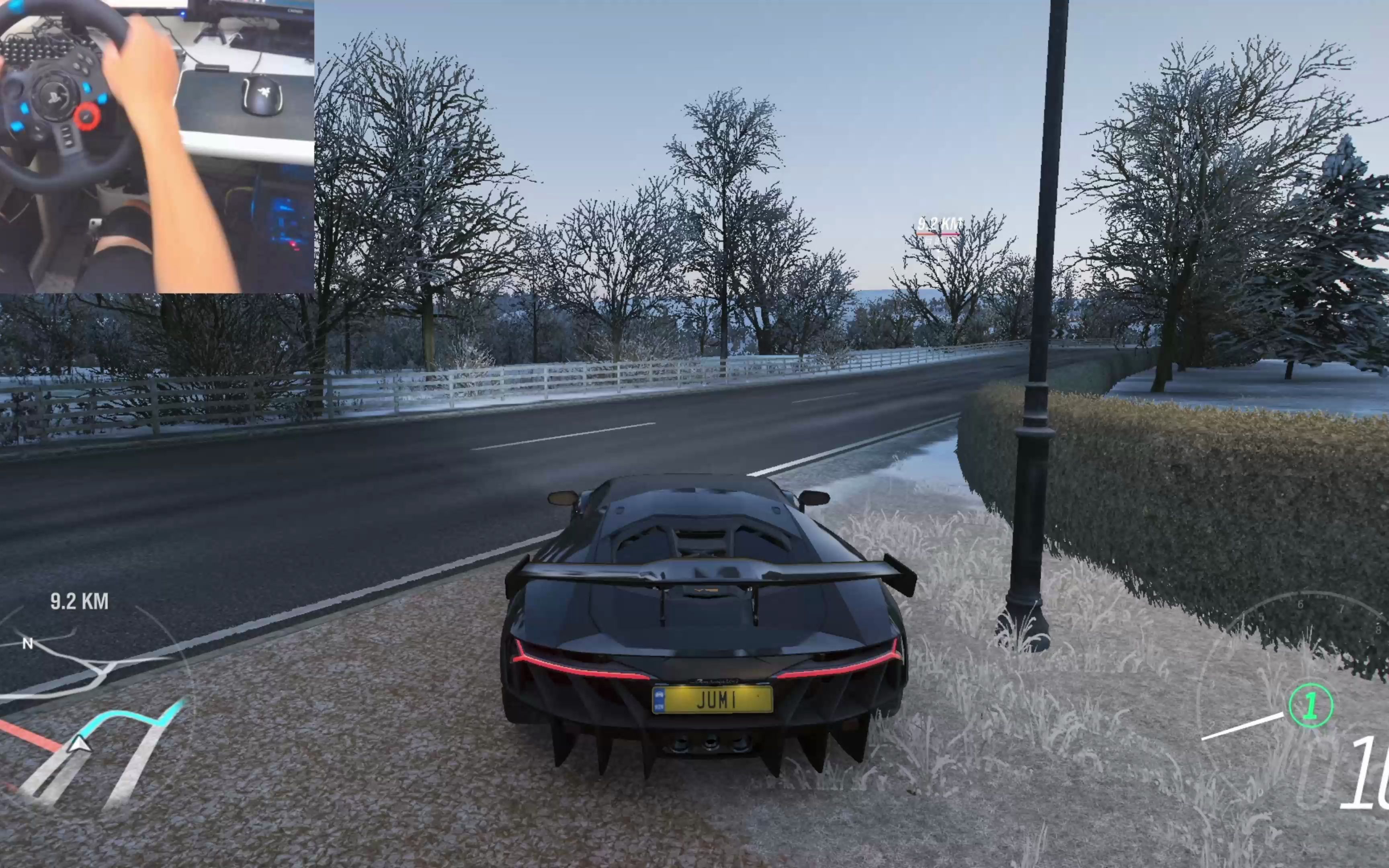 lamborghini centenario lp 770-4-极限竞速地平线4|冬季|罗技 g29|4k