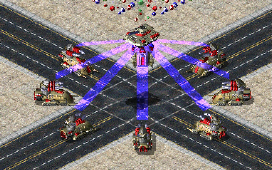 红色警戒当磁电坦克学会了折磨敌人